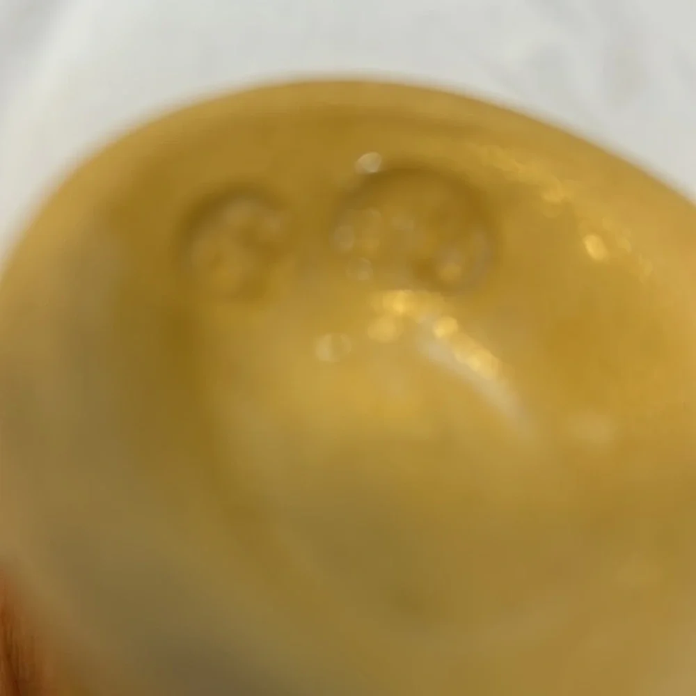 Pottery Tan  Tulip WrapVase with Flower Motif
